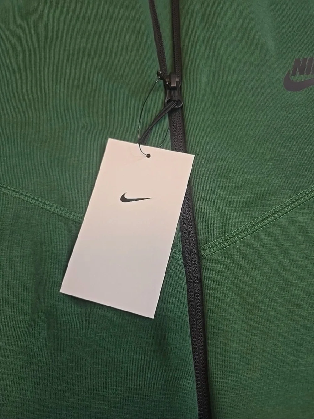 Nike Tech Fleece Windrunner Full-Zip Hoodie Gorge Green size XL